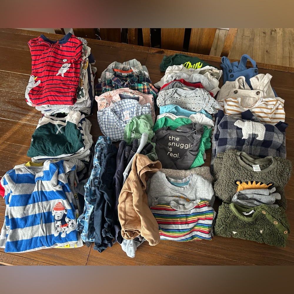 Baby Boy Clothing Bundle, Size 6-9 and 6-12 Months